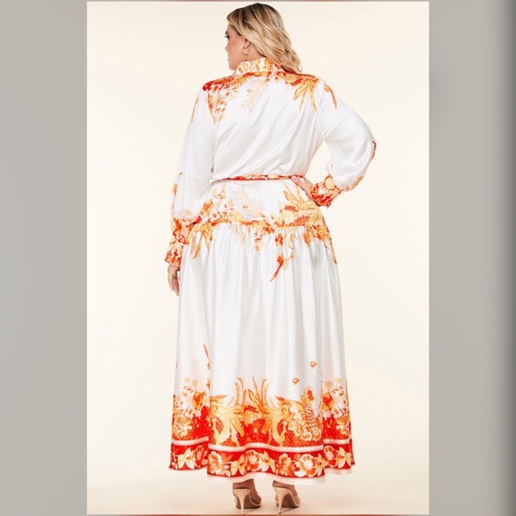 Plus+Curvy Kimora Long Sleeve Maxi Dress - Picture 5 of 5